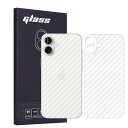 iPhone 16 用 背面フィルム 【2枚】+カメラフィルム 【2枚】 炭素繊維フィルム カーボンスキンシール 気泡ゼロ 指紋防止 バックフィルム 極薄