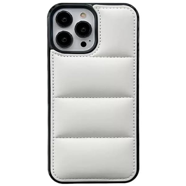 スマホケース iPhone 15 ケース カバー 対応 iPhoneケース 可愛い かっこいい ガール ボーイ 韓国 おしゃれ お洒落 おもしろ かわいい カップル ファッション に触れる やわらかい [ハイブリッド] ダウンジャケット ふかふか フ