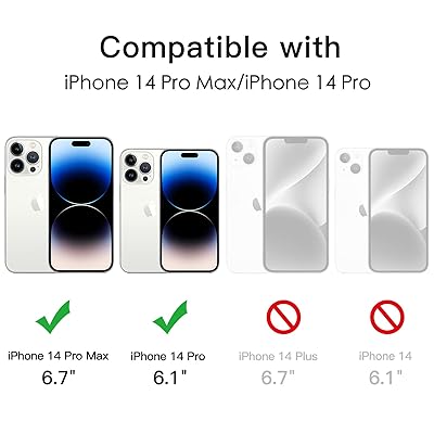 JEDirect カメラレンズフィルム iPhone 14 Pro 6.1インチ/iPhone 14 Pro Max 6.7インチ用 9H強化ガラス 個別の金属リングカバー HDクリア 1セット (スペースブラック)