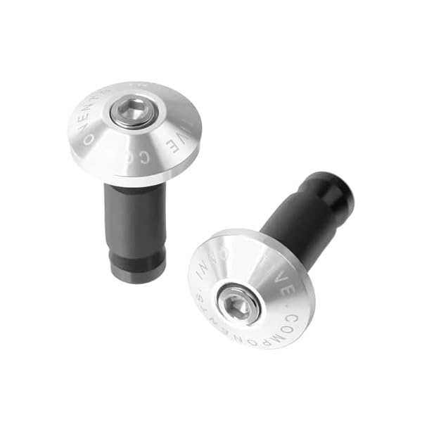 ハンドル バーエンド キャップ オートバイ用 バイク用 滑り止め ハンドルバーグリップキャップ アルミ..