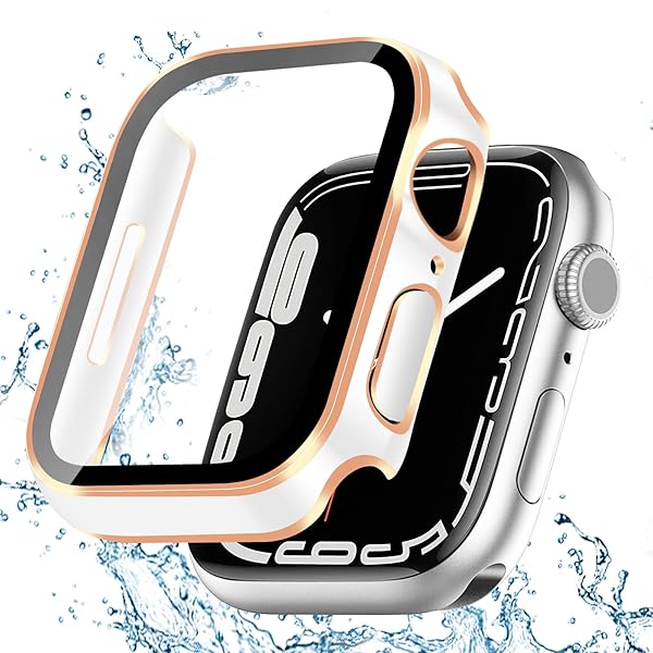 対応 Apple Watch ケース Series 11/10 アップルウォッチ カバー PC素材 防水 3D直角エッジデザ メッ