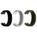 Huawei Band 8用バンド 交換バンド 3色セットベルト ナイロン 通気性に優れ 替えバンド ストラップ アクセサリー (ダークブラック+ライトグレー+...