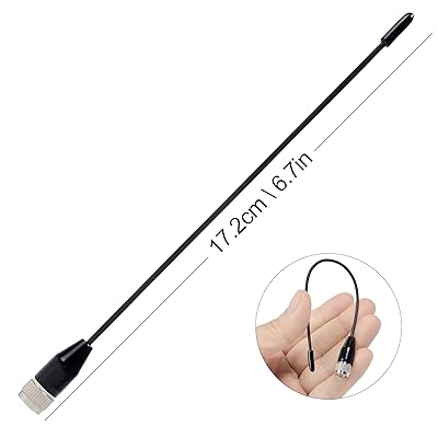 430-440MHz帯 フレキシブル ハンディー 無線アンテナ SMA型 全長17.2CM UHF帯対応 ICOM/ALINCO/YAESU製ハンディ機用