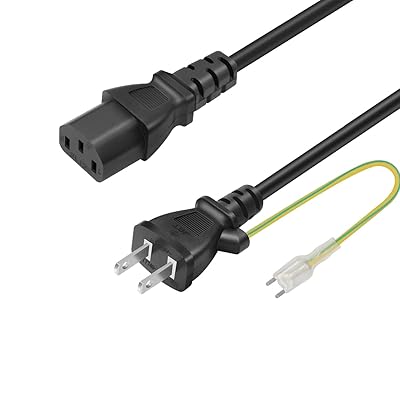 AC電源ケーブル 電源コード 2m (PSE規格品) パワーコード 変換 3P-2P 3ピンソケット(メス)⇔2ピンプラグ..