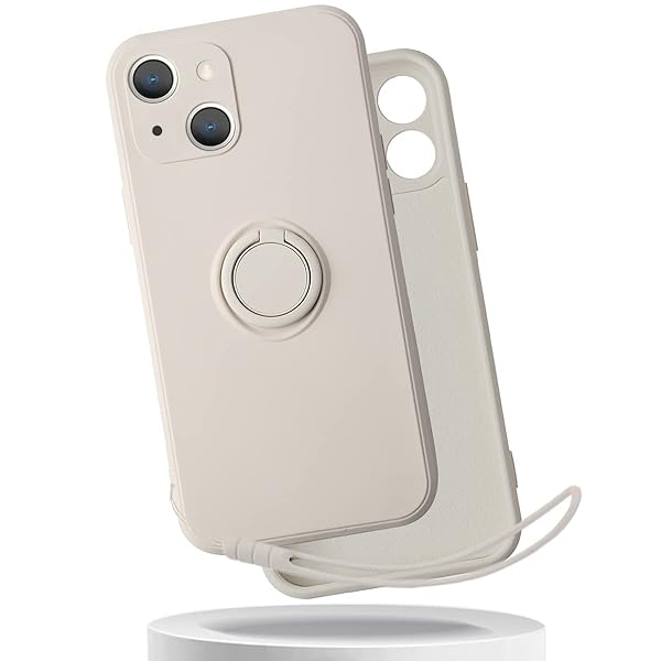 適用 iphone 14 ケース リング付き シリコン iPhone14 カバー ストラップ リング アイフォン 14 リングケース アイフォン14 リング付きケース シリコーン アイフォン14 シリコンカバー いphone14 スマホケース iph