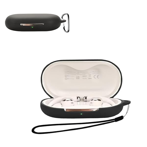 For QCY Crossky R70 ケース 柔らかなシリカゲルのスポーツクールなデザイン 衝撃吸収 防水 防塵 軽量 ..