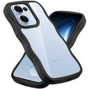 クリア OPPO Reno13 A ケース かわいい 波状フレーム うねうね 耐衝撃 オッポリノリノ13A スマホケース 滑り止め 人気 可愛い カバー 落下防...