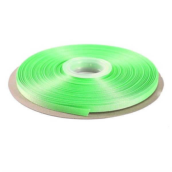 グログランリボン 幅6mm×45M巻 手芸 服飾 ラッピング ちょう結び リボン #530-ミントグリーン