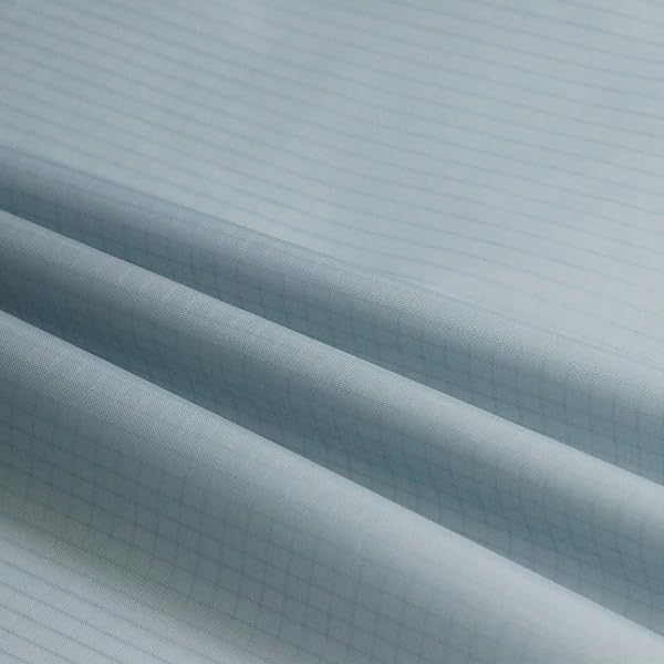 リップストップ ナイロン生地 40D 1.5m × 1m グレー シート 布 薄手 軽量 気密 防水 uvカット 無地 凧 ..