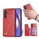 for Galaxy A54 5G SC-53D SCG21 ケース スタンド機能 ケース ICカード収納 ケース カード収納 ケース 背面カード収納 ケース 左と右の電話ケースを反転、防水と防汚電話ホルダー、多機能財布収納付き電話ケース、PUレザー