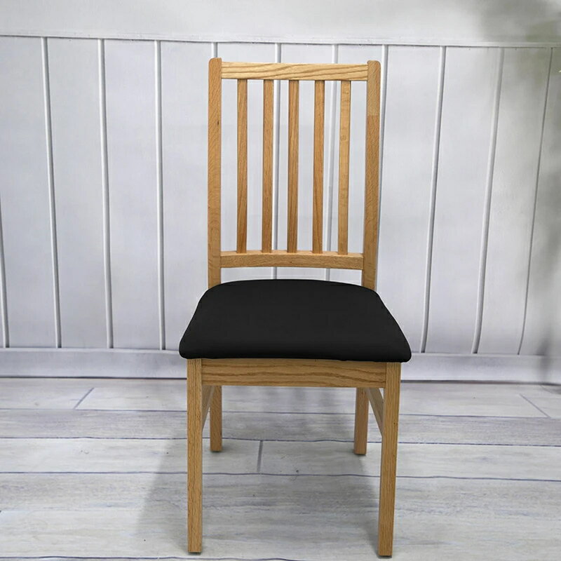 1 個ソリッドカラーの弾性クッションカバー洗える取り外し可能な保護椅子カバー