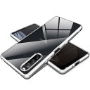 Xperia10III / Xperia10 iii Lite ケース クリア XQ-BT44 SOG04 SO-52B カバー 耐衝撃 薄型 透明 スマホケース ソフト TPU メッキ加工 エスクペリア ストラップホール付き 超軽量 (シルバー)