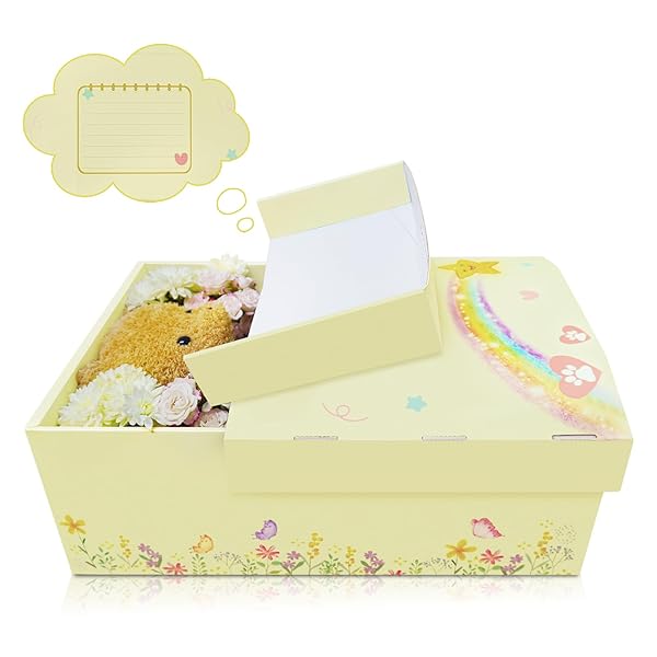 ペット棺 ペット葬儀 【大切なペットへのお見送り 】 撥水加工 伝えたい言葉を書き 蓋を開