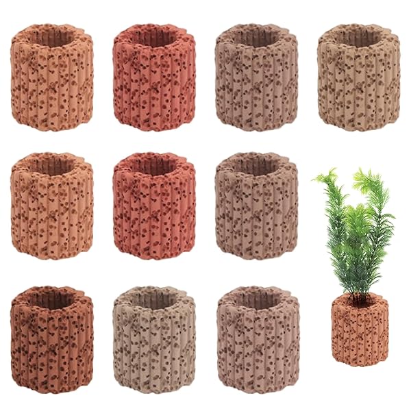 水草固定リング 【10個セット】水生植物固定リング 水槽の植物ホルダー 水草 おもり 水槽の