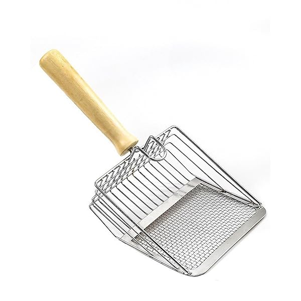 猫砂スコップ デカい猫トイレスコップ猫用品2サイズ網目 作業の軽減猫砂シャベル 楽 猫用ス