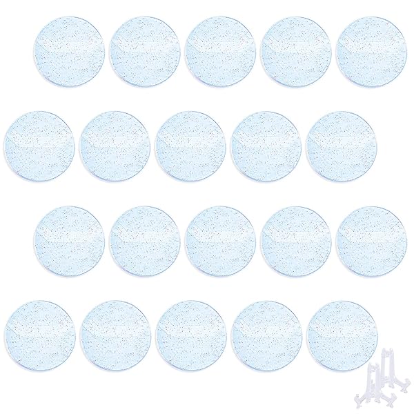 缶バッジカバー 57mm対応 20枚入り キラキラパウダー 高い透明性 缶バッジ 収納 痛バッグ 痛バ