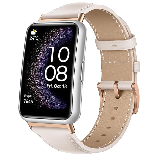 レザーバンド Huawei Watch Fit/Watch Fit New/Watch Fit Elegant/Watch Fit SE 対応 バンド PUレザー素材 ベルト