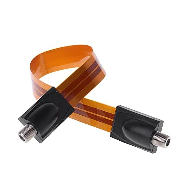 フラット アンテナ ケーブル 隙間ケーブル テレビ用ケーブル 室内引き込み用コード すき間 フラット アンテナ ケーブル 同軸ケーブルF型 サッシ/窓用 (取り...