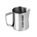ミルクピッチャー ラテアート ステンレス 500ml エスプレッソ ミルクジャグ カフェラテ 握りやす 革新デザイン (シルバー) P5002S-OS