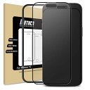 アンチグレア iPhone 16/iPhone 15対応 ガラスフィルム 保護フィルム 黒縁あり 全面保護 強化ガラス サラサラ タッチ感 ゲームフィルム ガイド枠付き 液晶 日本旭硝子製素材 指紋防止 反射防止 硬度9H 飛散防止 キズ防止 衝撃吸