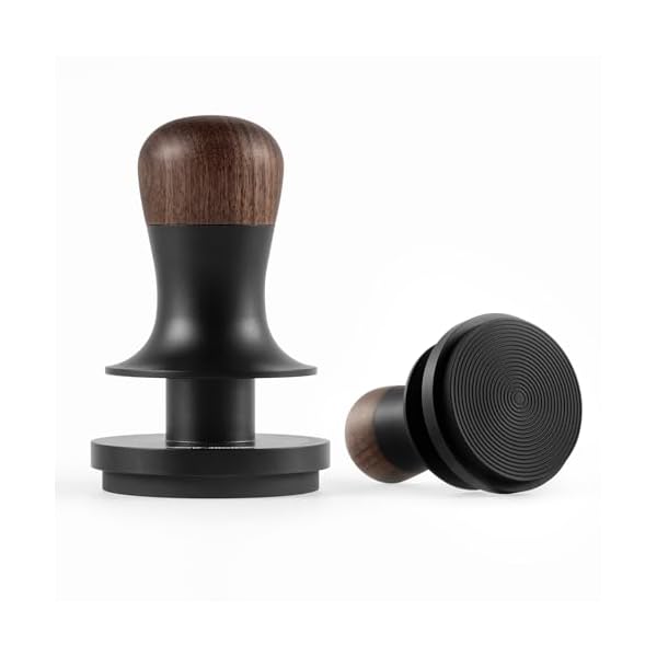 エスプレッソタンパー 58.35mm 30lbs定圧 タンパー コーヒータンパー アップグレードチタンメッキベー..