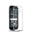 Arrows F-01L/F-42A ケース 黄ばみにくい 耐黄変 落下防止 耐衝撃 らくらくスマートフォン me F-01L ケースクリア Qi無線ワイヤレス充電/傷つけ防止/滑り止め F-42A 透明 保護カバー スマホケース-Clear