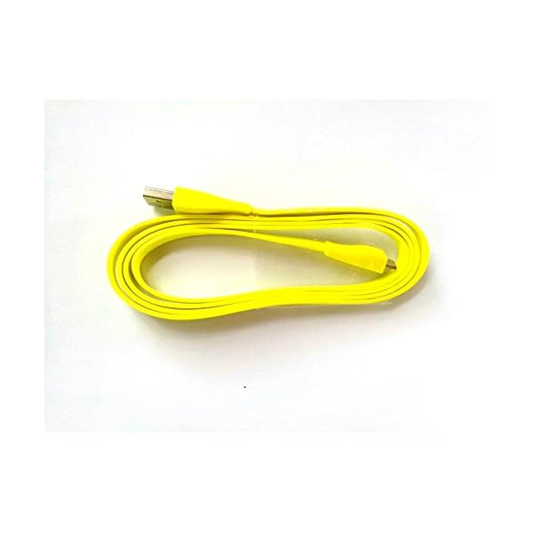 Micro USB充電ケーブルfor Logitech UE BOOM Bluetoothスピーカー22 AWG 1.2 M 4 FT Max 2.5 A Yellow