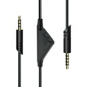 A10 A40 交換用ケーブル 2.0M Astro A40TR インラインミュートケーブルコード Astro A10/A40 ゲーム用ヘッドセット用 Xbox One Ps4 コントローラ ヘッドホン オーディオ延長ケーブル 6.5フィート ブラッ