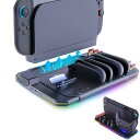 Switch 2 Pro & Switch 2ジョイコン用冷却充電スタンド 【2025新登場-6In1-排熱&充電&収納】ニンテンドースイッチ2 用充電器 スイッチ 2 冷却ファン 冷却风扇内藏 Joy Con2コントローラー充 電 対応 収納 一