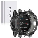 Garmin(ガーミン) Fenix 6X/6X Pro/Fenix 6X Sapphire 専用ケース Garmin Fenix 6X カバー ソフト TPU材質 ぴったり対応 擦り傷防止 軽量 防衝撃 Fenix 6X Pro 保護ケース バンパ