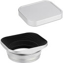 LH-EW3 正方形メタルレンズフード 49mmアダプターリング付き 富士フイルム FinePix X100 X100S X100T X100F X70 X10...