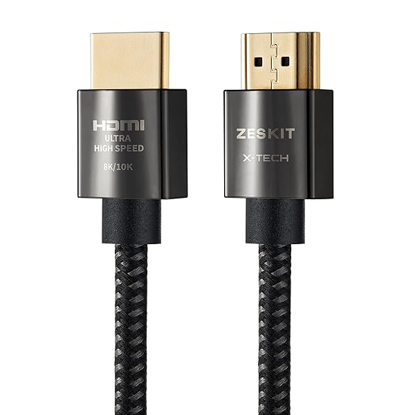 X-Tech 2.1 8K HDMIケーブル ウルトラハイスピード 0.5m極柔同軸【Ultra High Speed HDMI Cable認証品..