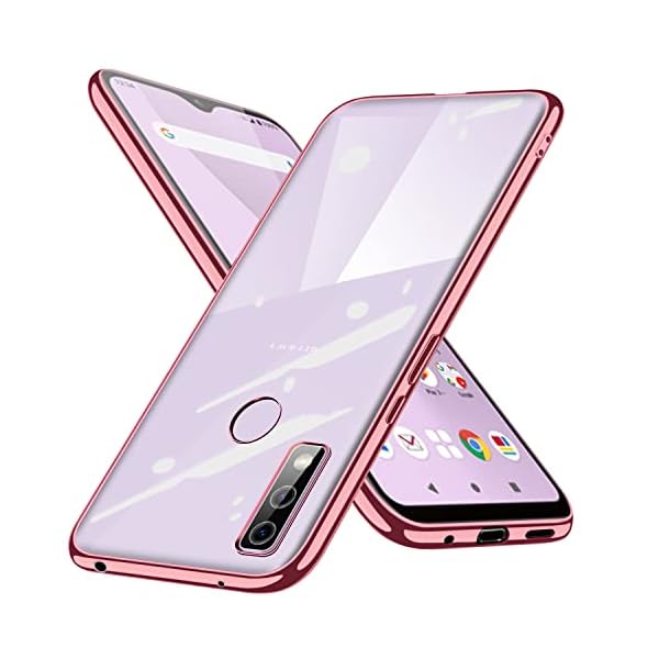arrows We F-51B ケース クリア FCG01 スマホケース シリーズ カバー ソフト tpu 透明 背面クリア ピン..