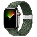 ソロループ コンパチブル Apple Watch バンド 41mm 40mm 38mm、編み込み ナイロン ゴム ストラップ スポーツループ リストバンド女性 男性 伸縮性 ブレスレット おしゃれ 蒸れない かぶれない 人気 コンパチブル アップルウ