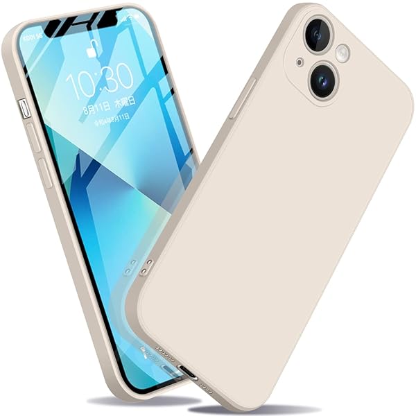 iPhone13 ケース リキッドシリコン 耐衝撃 レンズ保護 薄型 iPhone 13 カバー 指紋防止 ソフト ワイヤ..