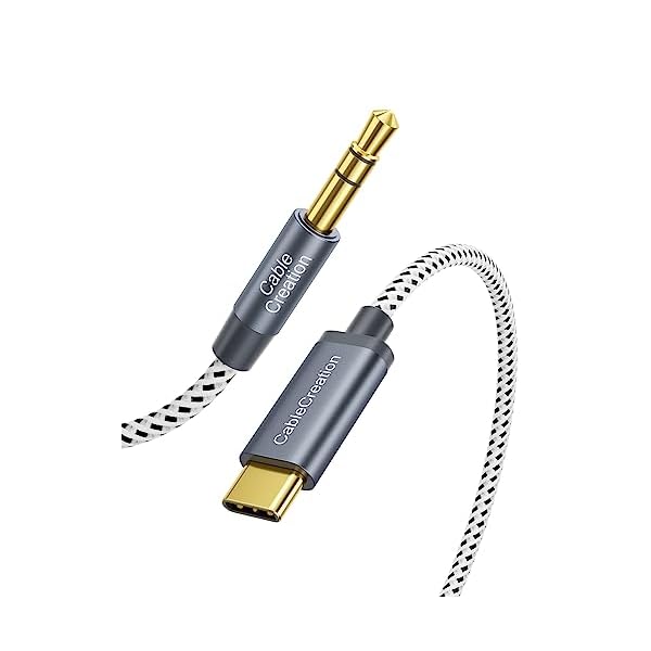 AUX ケーブル, USB C 3.5mm 変換ケーブル オーディオケーブル 3M DAC搭載 音楽再生 車載用 iPhone 15/ iPhone 15Pro Max/iPad/iPad Pro/Androidなどに対応