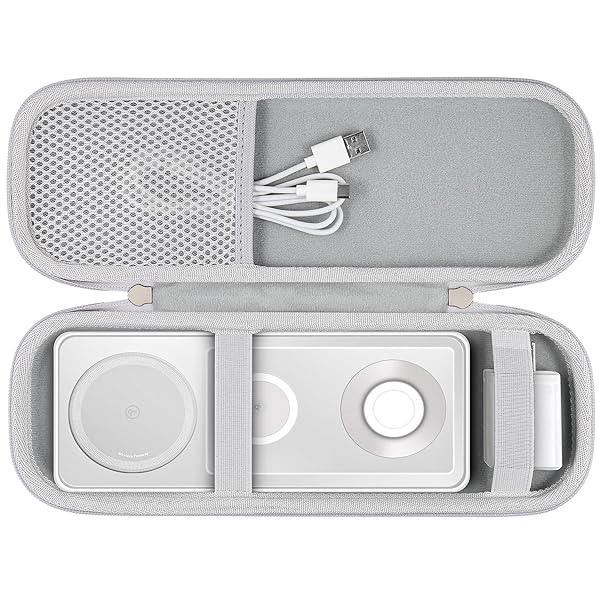 （ケースのみ）Anker MagGo Wireless Charging Station (3-in-1 Pad) Qi2対応 マグネット式 ワイヤレス..