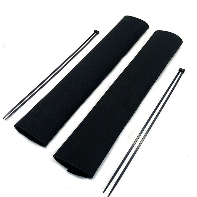 フロントフォークプロテクター黒色ショックアブソーバーガードラップカバー CRF YZF KLX ダートバイク..