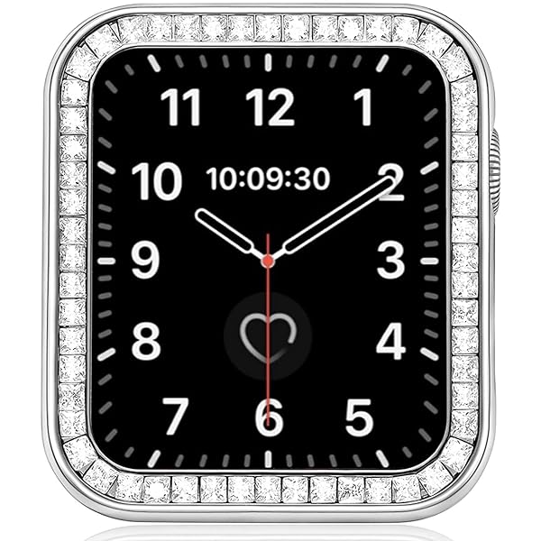 対応Apple Watch4/5/6/SE 保護ケース 44mm アップルウォッチ 4 金属カバー 彩りラインストーン 傷防止 ..