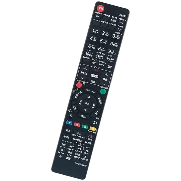 代替リモコン FITS FOR N2QAYB000919 Panasonic パナソニック ブルーレイディスクレコーダー DMR-BWT66..