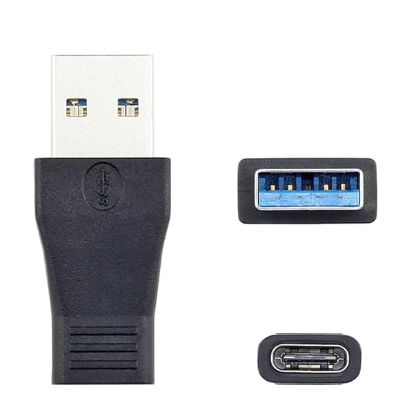 USB 3.1 USB-C タイプ C メス - USB 3.0 A オス データ アダプター タブレット 携帯電話 Macbook 用