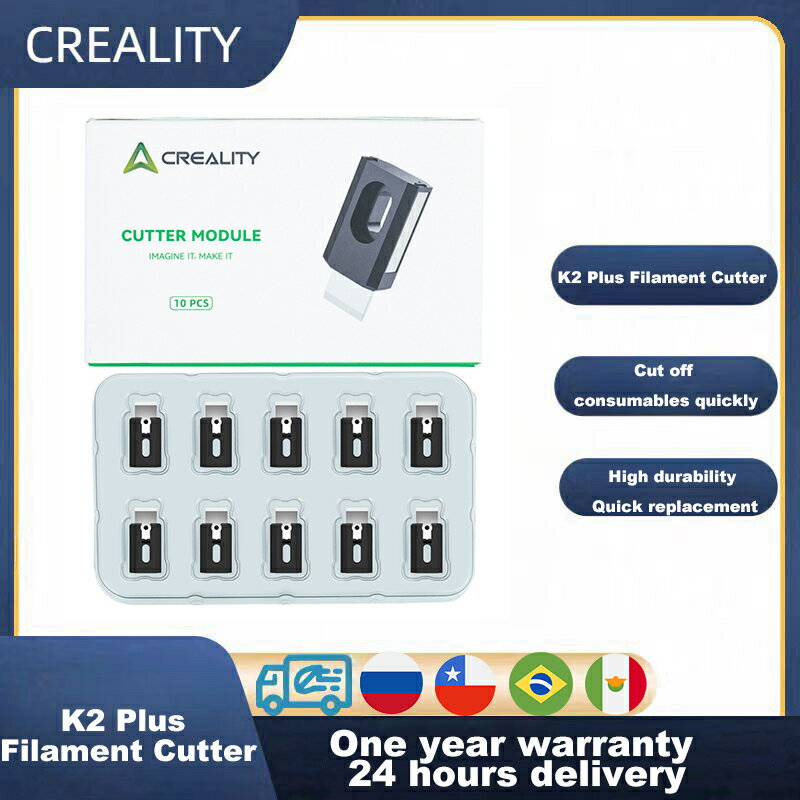 10 個 K2/K2 Pro/K2 Plus フィラメントカッター フィラメントカッター 高速カットオフ 高耐久性 3D プ..