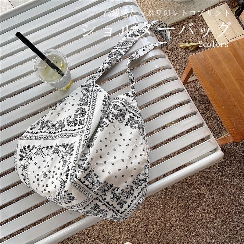 トートバッグ 布製 布バッグ 布トート A4 バッグ 大容量 柄トート レディース レトロ ショルダーバッグ 総柄 内ポケット ハンドバッグ 森ガール 買い物袋 レディースバッグ ショッピングバッグ カジュアルバッグ エコバッグ