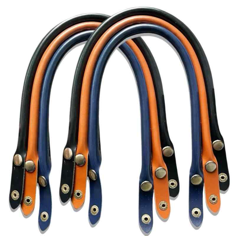 バッグ用ストラップ レディース 合成皮革 交換可能 取り外し可能 ハンドル ショルダー 手首用 無地 防水 超軽量 ブラック ブラウン ロイヤルブルー ホワイト