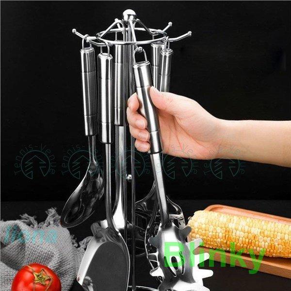 キッチンツールスタンド 多機能 調理器具 タワー 吊り下げ ステンレス 製 収納 ホルダー キッチン雑貨 ..
