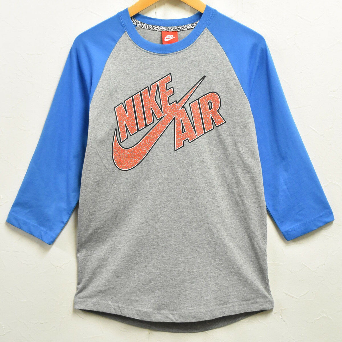 70年代 ゴツナイキ NIKE 七分袖カットソー グレー/ネイビー 楽天市場】七分袖（ブランドナイキ）（トップス｜メンズファッション