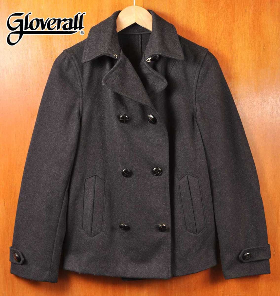 イングランド製 / GLOVERALL グローバーオール / レディース ショートコート / ダークチャコールグレー / レディースS相当【中古】▽