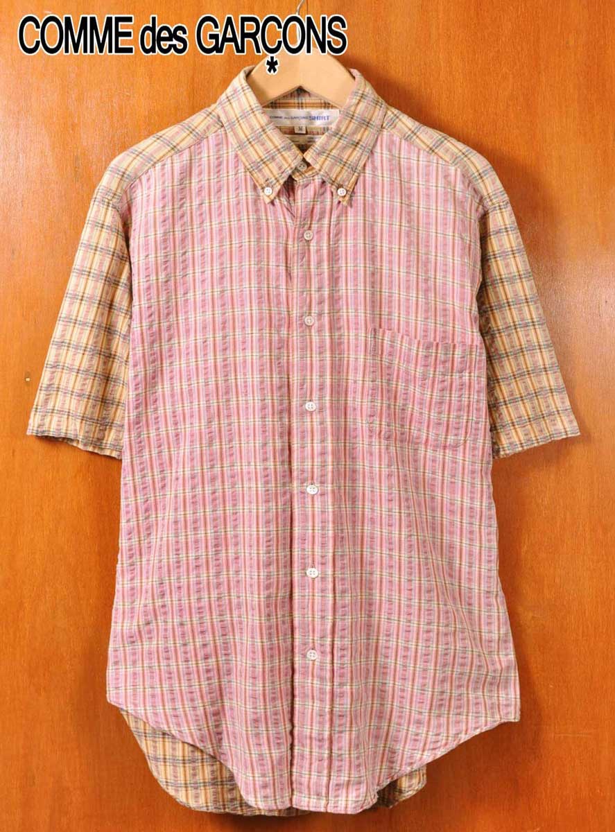 フランス製 COMME des GARCONS SHIRT コム・デ・ギャルソン シャツ 前身頃切り