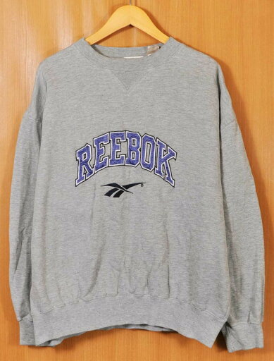 ヴィンテージ 1990年代 Reebok リーボック スウェット 霜降りグレー メンズL相当【中古】▼ ヴィンテージ 1990年代 Reebok リーボック スウェット 霜降りグレー メンズL相当【中古】▼
