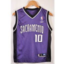 Reebok リーボック NBA Sacramento Kings サクラメント・キングス マイク・ビビー バスケ タンクトップ ユニフォーム ナンバリング パープル レディースS相当【中古】▼